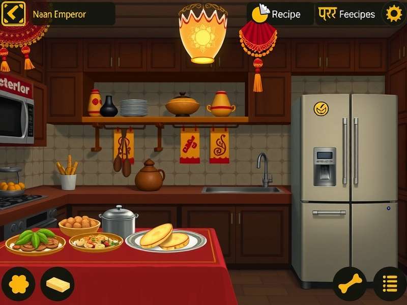 Naan Emperor recipe selection screen
